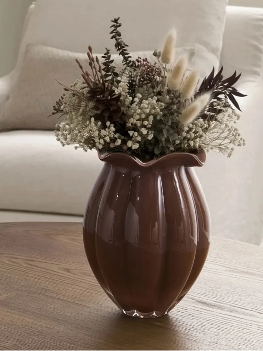 New Brown Farmhouse Decorative Vase